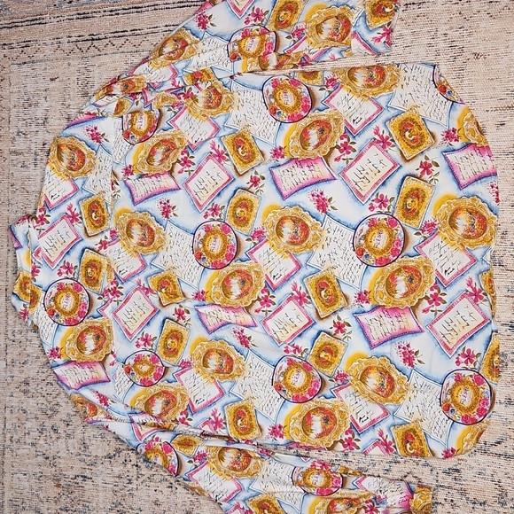 Vintage 80s GUESS by Georges Marciano Floral Button-Up Blouse - Picture 9 of 9